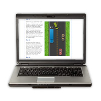 Screen shot of online advanced driver improvement course